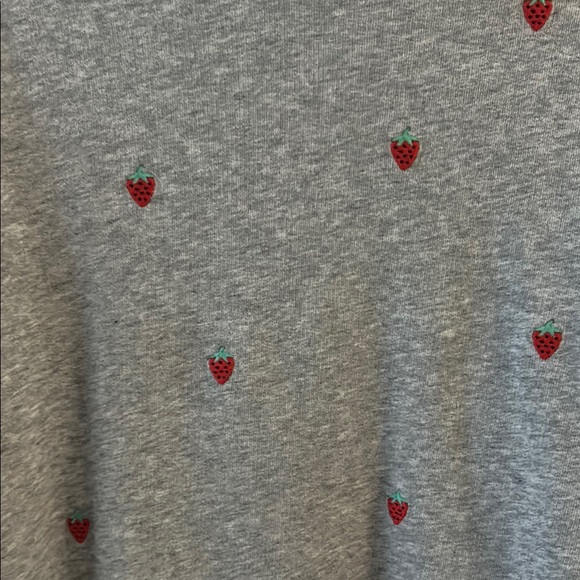 Kate Spade Gray Sweatshirt with Red Accents - Picture 3 of 11